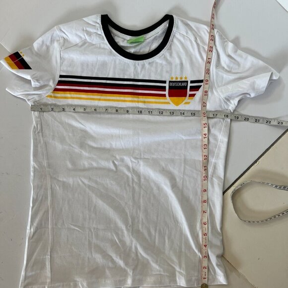Germany Deutschland Emblem Flag Colors Fan Sports T-Shirt by Crane Sz 13-14 - Picture 7 of 7